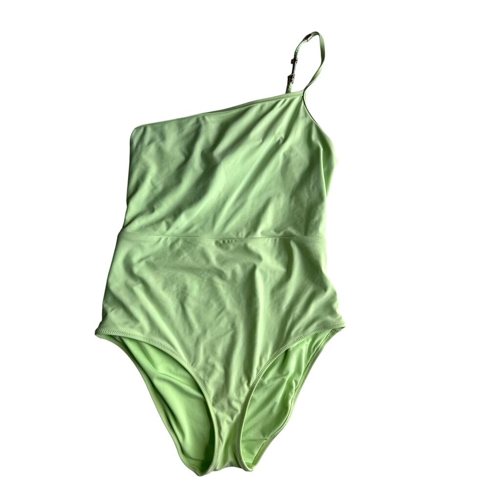 Aerie Lime Green One Piece Swimsuit Size Large Long